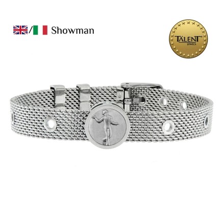 Unisex-Armreif Showman Talent Jewels TJA-3-17-03-1-235 Silberfarben 2