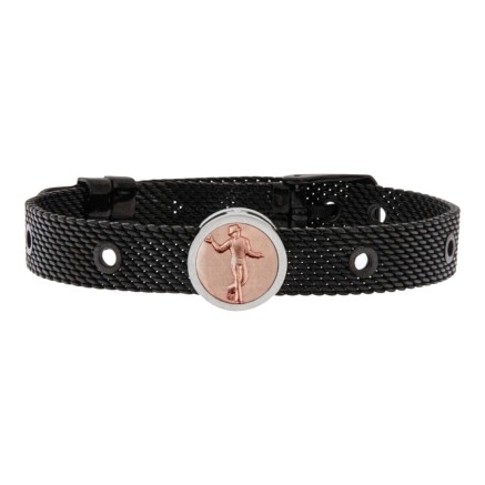 Unisex-Armreif Showman Talent Jewels TJA-3-17-02-2-235 Schwarz