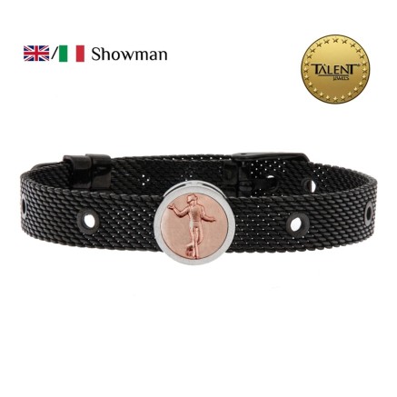 Unisex-Armreif Showman Talent Jewels TJA-3-17-02-2-235 Schwarz 2