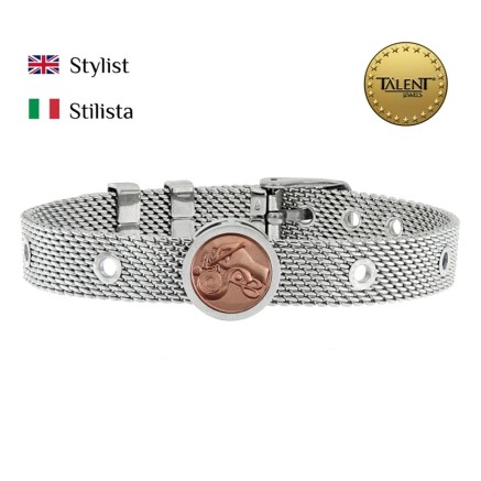 Unisex Bracelet Stylist Talent Jewels TJA-3-16-02-1-235 Silver 2