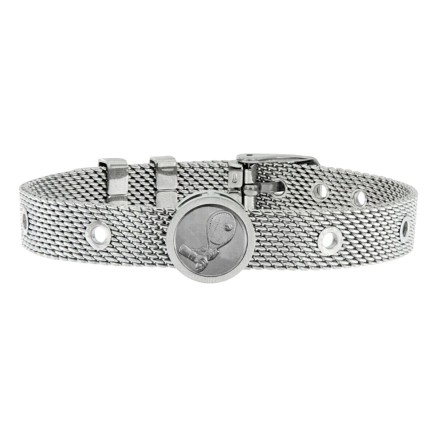 Unisex-Armreif Tennis Player Talent Jewels TJA-1-18-03-1-235 Silberfar