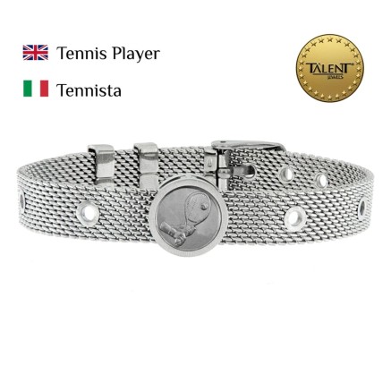 Unisex-Armreif Tennis Player Talent Jewels TJA-1-18-03-1-235 Silberfar 2