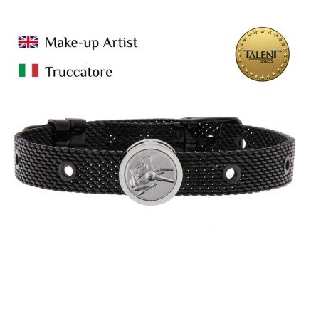 Unisex-Armreif Make-up Artist Talent Jewels TJA-3-18-03-2-235 Schwarz 2