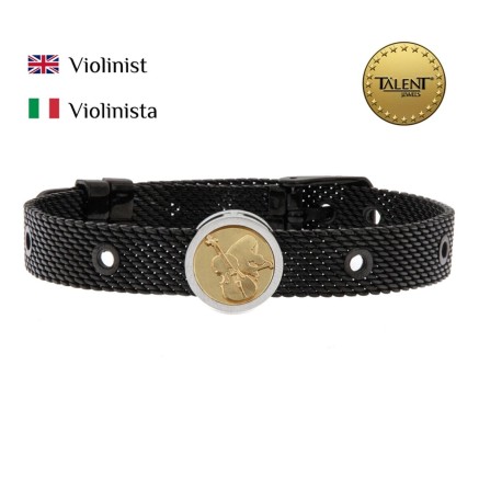 Bracelet Unisexe Violinist Talent Jewels TJA-4-09-01-2-235 Noir 2
