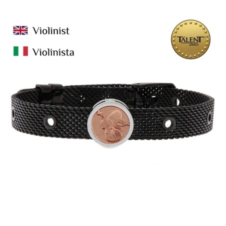 Bracciale Unisex Violinist Talent Jewels TJA-4-09-02-2-235 Nero