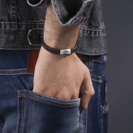 Bracciale Uomo Police PEAGB0039602 Nero 2