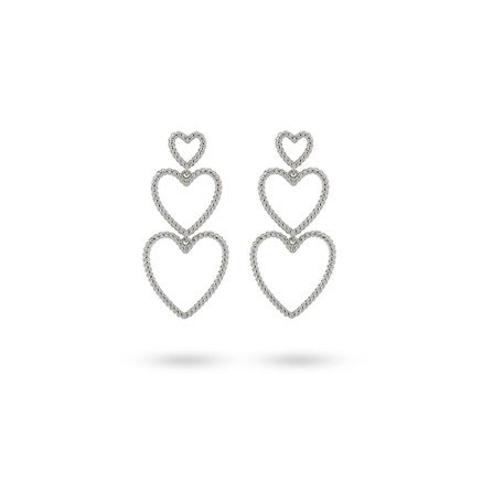 Damenohrringe 24KAE 42442S Silberfarben