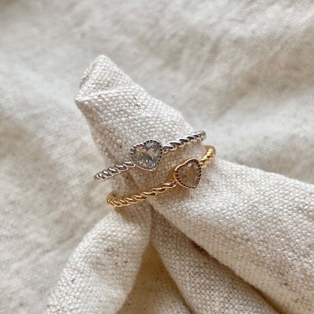 Anillo Mujer 24KAE 12417S/54 14 Plateado