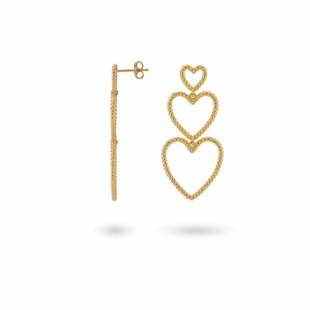 Ladies' Earrings 24KAE 42442Y Golden 2