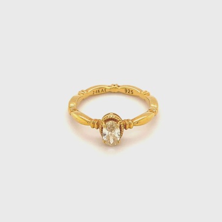 Bague Femme 24KAE 12441Y/56 16 Doré