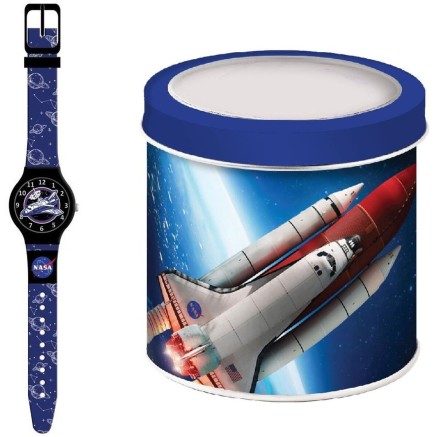 Orologio Bambini NASA NASA - TIN BOX (Ø 33 mm)
