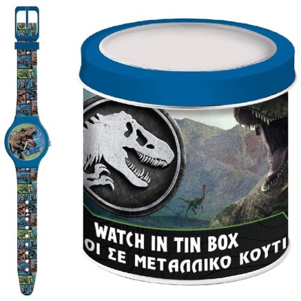 Orologio Bambini Jurassic Park 000570996 - TIN BOX (Ø 33 mm)
