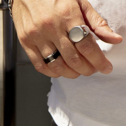 Anello Uomo Lotus LS2395-3/228 Argentato