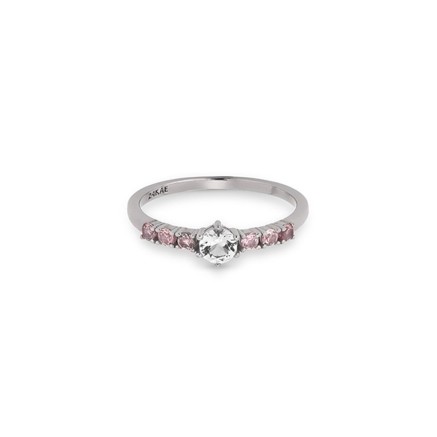 Anillo Mujer 24KAE 12401S/58 Plateado 18