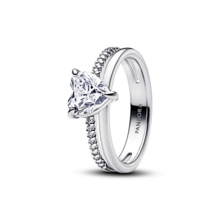 Ring Dames Pandora 193100C01-52 Zilverkleurig 12