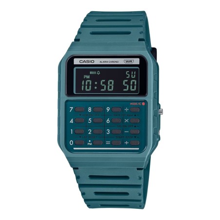 Horloge Heren Casio CALCULATOR EDGY COLLECTION - FOREST GREEN