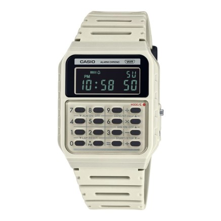 Horloge Heren Casio CALCULATOR EDGY COLLECTION - CREAM