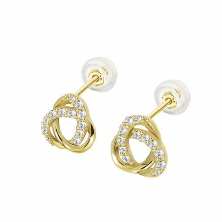 Ladies' Earrings Lotus HIN00364 Golden