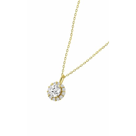 Damenhalskette Lotus HIN00104/43 Gold