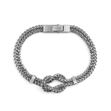 Men's Bracelet Guess JUMB05027JWSTS Silver