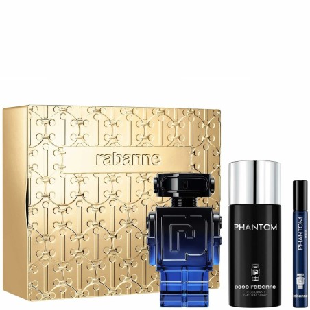Set de Parfum Homme Paco Rabanne PHANTOM 3 Pièces