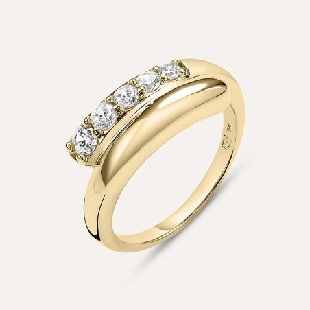 Anello Donna Stroili 1694970 Dorato Viola