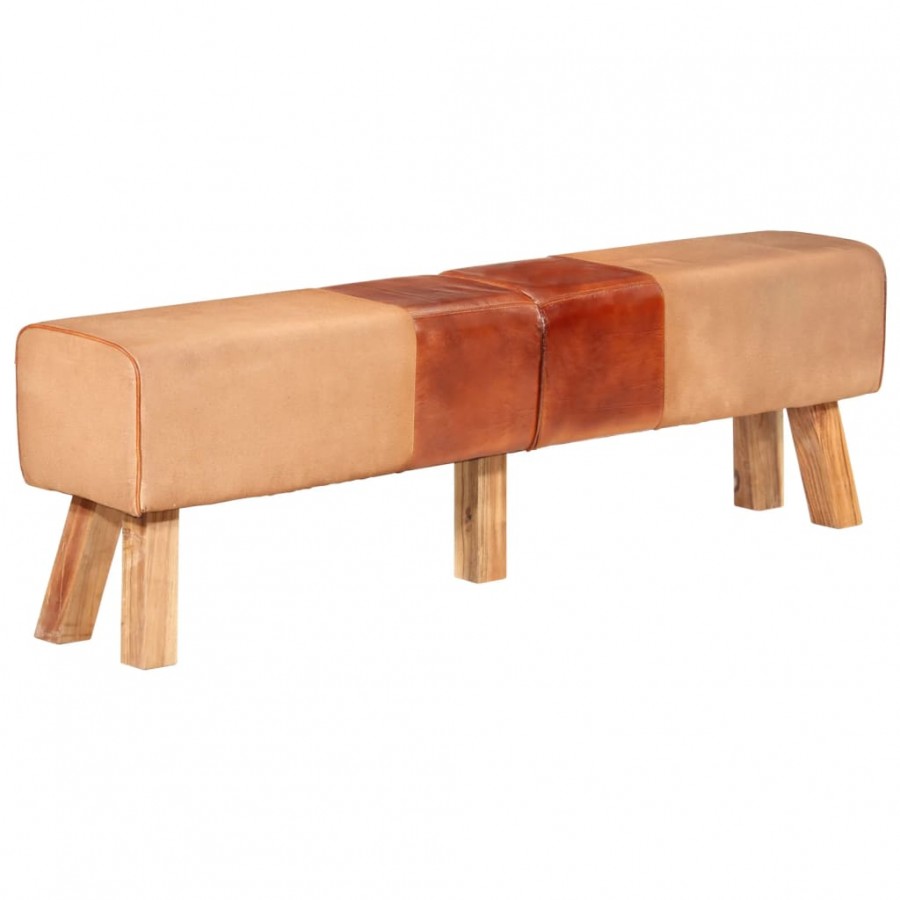 Banc de gymnastique marron 160 cm...