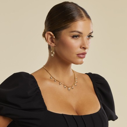 Ladies' Necklace Guess JUBN03381JWYGT-U Golden 2