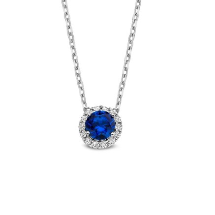 Ciondolo Donna New Bling 9NB-1381 Argentato Azzurro