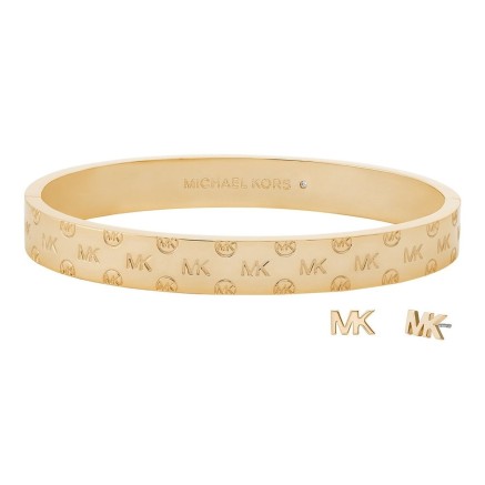 Completo Bracciale e Orecchini Michael Kors LOGO SPECIAL PACK + EARRIN
