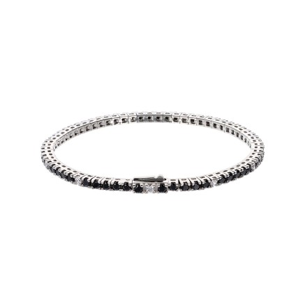 Bracelet Femme Albert M. WSOX00567.RD.BLKW19 Argenté Noir