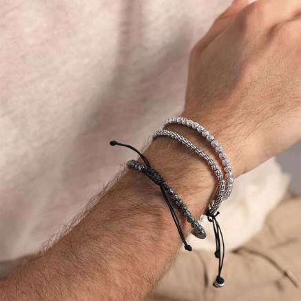 Pulsera Mujer Albert M. WSOX00610.RD Plateado 2