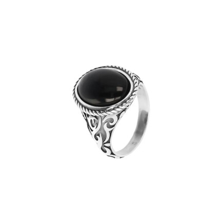 Anello Donna Albert M. WSOX00460.BO-22 Argentato Nero 22