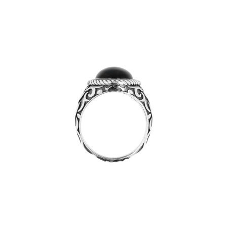 Anello Donna Albert M. WSOX00460.BO-22 Argentato Nero 22