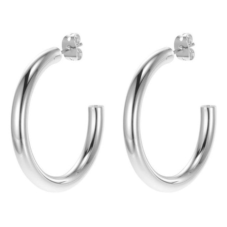 Pendientes Mujer Michael Kors SMALL HOOP Acero Inoxidable Plateado