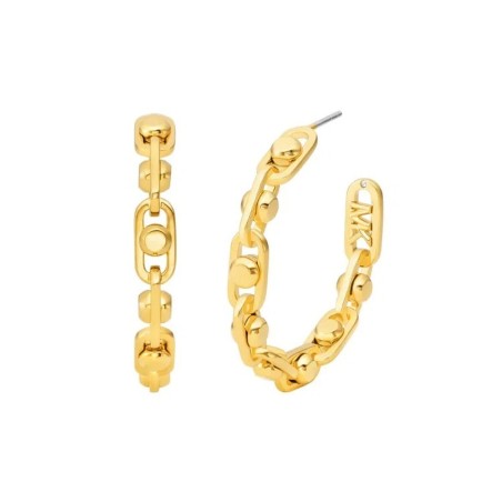 Damenohrringe Michael Kors ASTOR LINK Edelstahl Gold