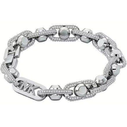 Bracciale Uomo Michael Kors ASTOR LINK Acciaio inossidabile Argentato