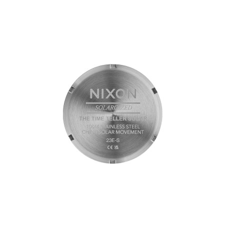 Herrenuhr Nixon TIME TELLER SOLAR Silberfarben