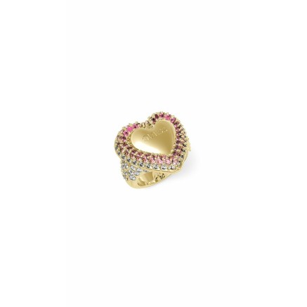 Anillo Mujer Guess JUBR05019JWYG52 12 Dorado