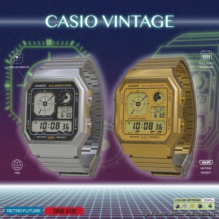 Men's Watch Casio A130WEG-9AEF