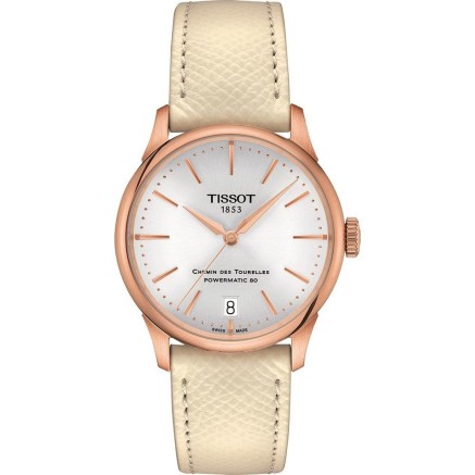 Damenuhr Tissot CHEMIN DES TOURELLES POWERMATIC 80 Gold (Ø 35 mm)