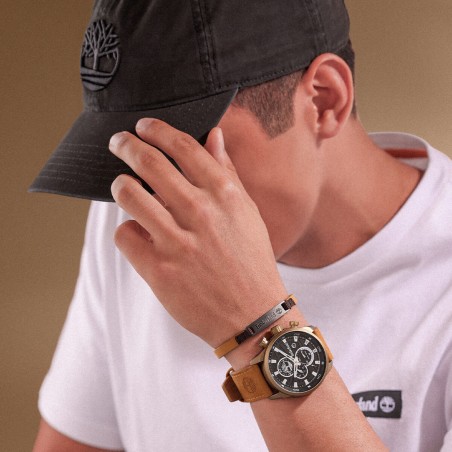 Bracciale Uomo Timberland TDAGB0002202 Ocra