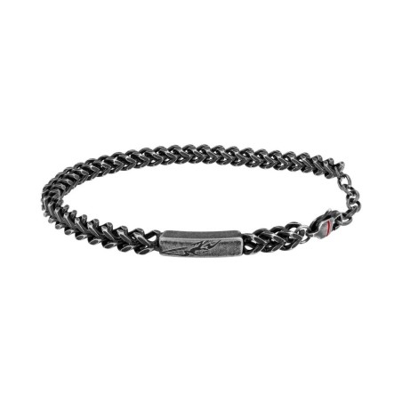Bracciale Uomo Sector SAFT75 Argento Nero