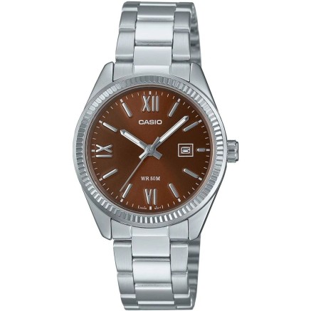 Orologio Donna Casio LADY DATE - BROWN (Ø 30 mm)