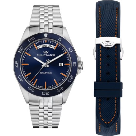 Orologio Uomo Philip Watch R8223597114 Argentato