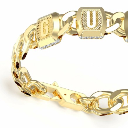 Ladies' Bracelet Guess JUMB05012JWYGS Golden 2