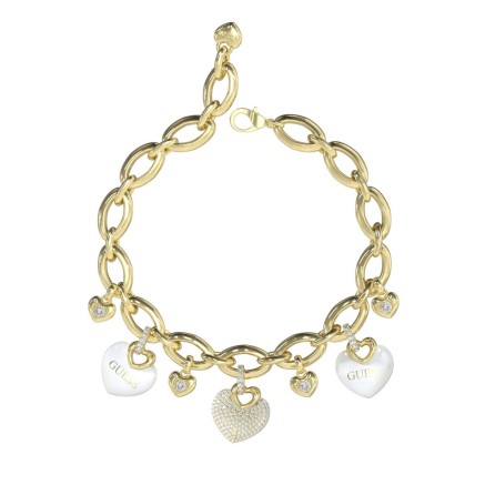 Ladies' Bracelet Guess JUBB05204JWYGWHS Golden