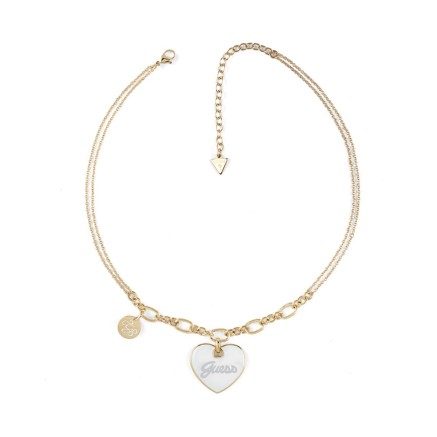 Ladies' Pendant Guess JUBN05148JWYGWHT-U Golden