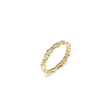 Anello Donna Guess JUBR05190JWYG58 18 Dorato