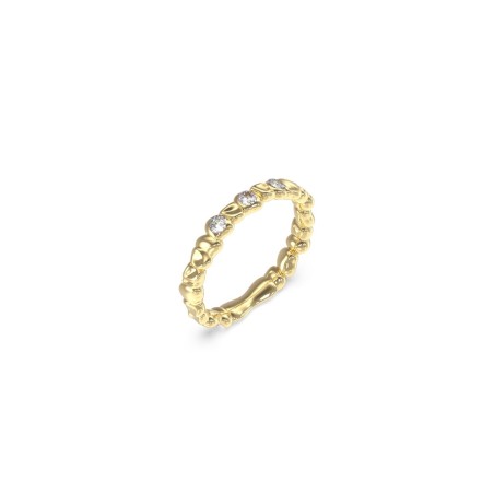 Bague Femme Guess JUBR05190JWYG58 18 Doré